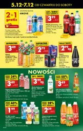Gazetka promocyjna Biedronka - Od Czwartku - Gazetka - ważna od 11.12 do 11.12.2024 - strona 62 - produkty: Sok, Por, Gra, Ba!, Coca-Cola, Napoje, Pepsi, Napój gazowany, Fanta, Kubuś, Napój niegazowany, Woda, Sprite, Mango, Napój, Liczi, Kokos, Fa