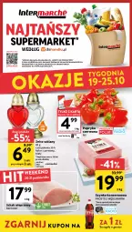 Gazetka promocyjna Intermarche - Gazetka Intermarche - Gazetka - ważna od 25.10 do 25.10.2023 - strona 1 - produkty: Ser, Gra, Rama, Papryka czerwona, Papryka, Kosz, Szynka konserwowa, Szynka, Schab wieprzowy, Znicz