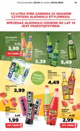 Gazetka promocyjna Netto - Gazetka spożywcza - Gazetka - ważna od 30.04 do 30.04.2022 - strona 15 - produkty: Piwa, Piwo, Gra, Napój energetyczny, Somersby, Desperados, Lack, Carlsberg, Oranżada, Hellena, Napój