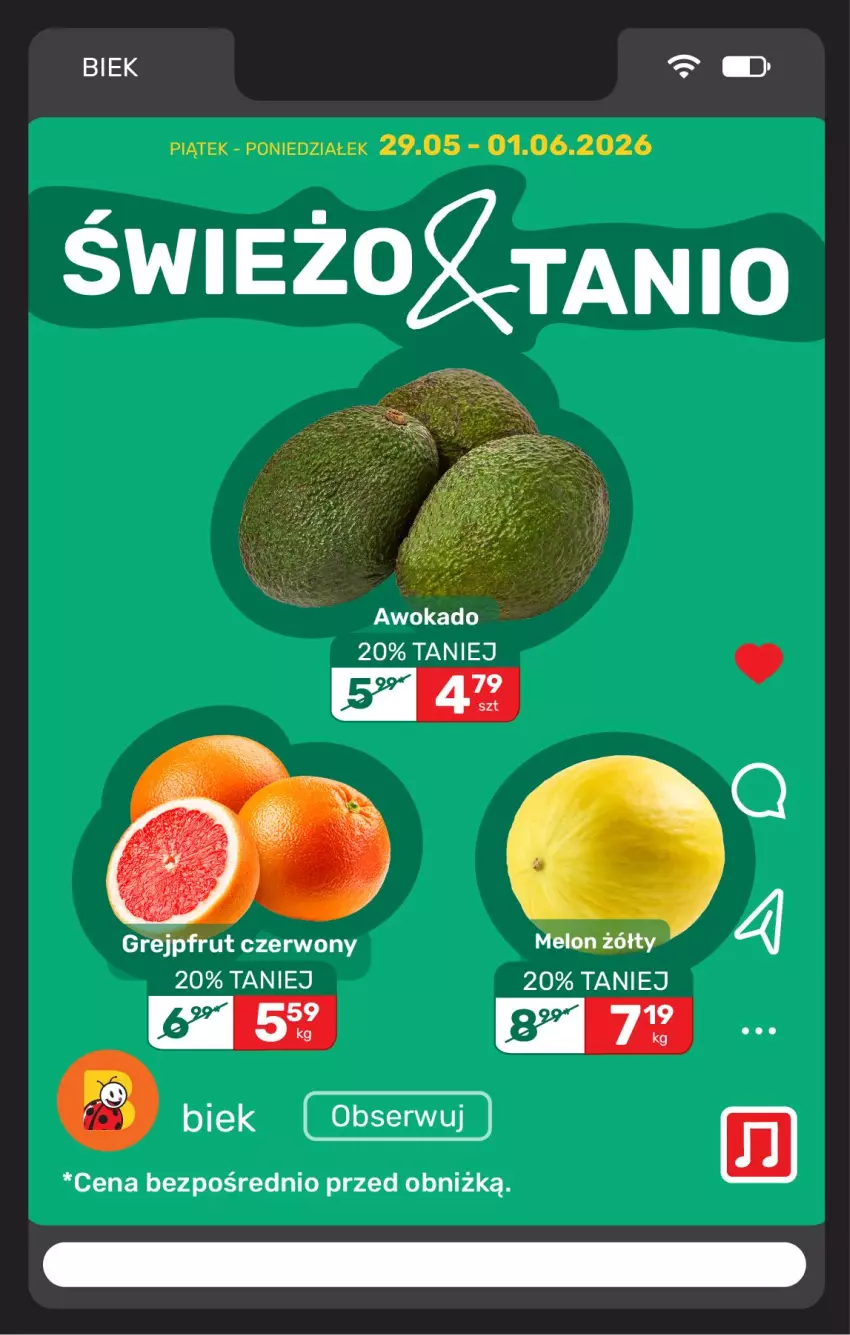 Gazetka promocyjna Biedronka - Gazetka - ważna 29.05 do 05.06.2026 - strona 13 - produkty: Melon