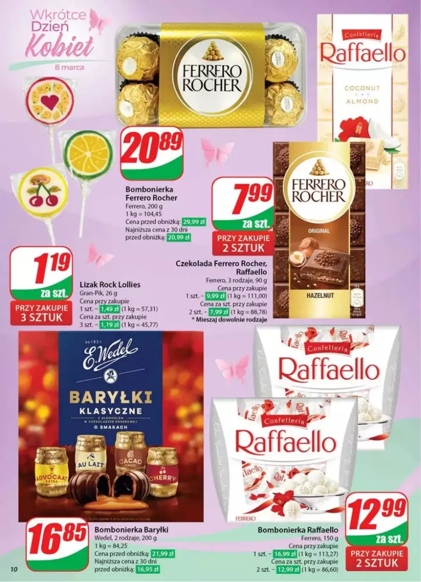 Gazetka promocyjna Dino - ważna 26.02 do 04.03.2025 - strona 2 - produkty: Baryłki, Czekolada, Fa, Ferrero, Ferrero Rocher, Gra, Raffaello