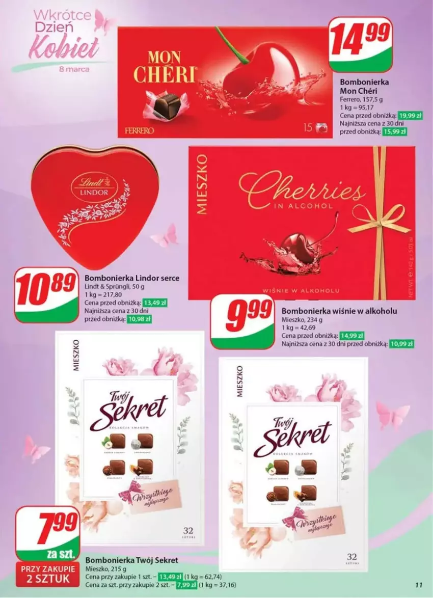 Gazetka promocyjna Dino - ważna 26.02 do 04.03.2025 - strona 3 - produkty: Ferrero, Kret, Lindor, Lindt, Ser