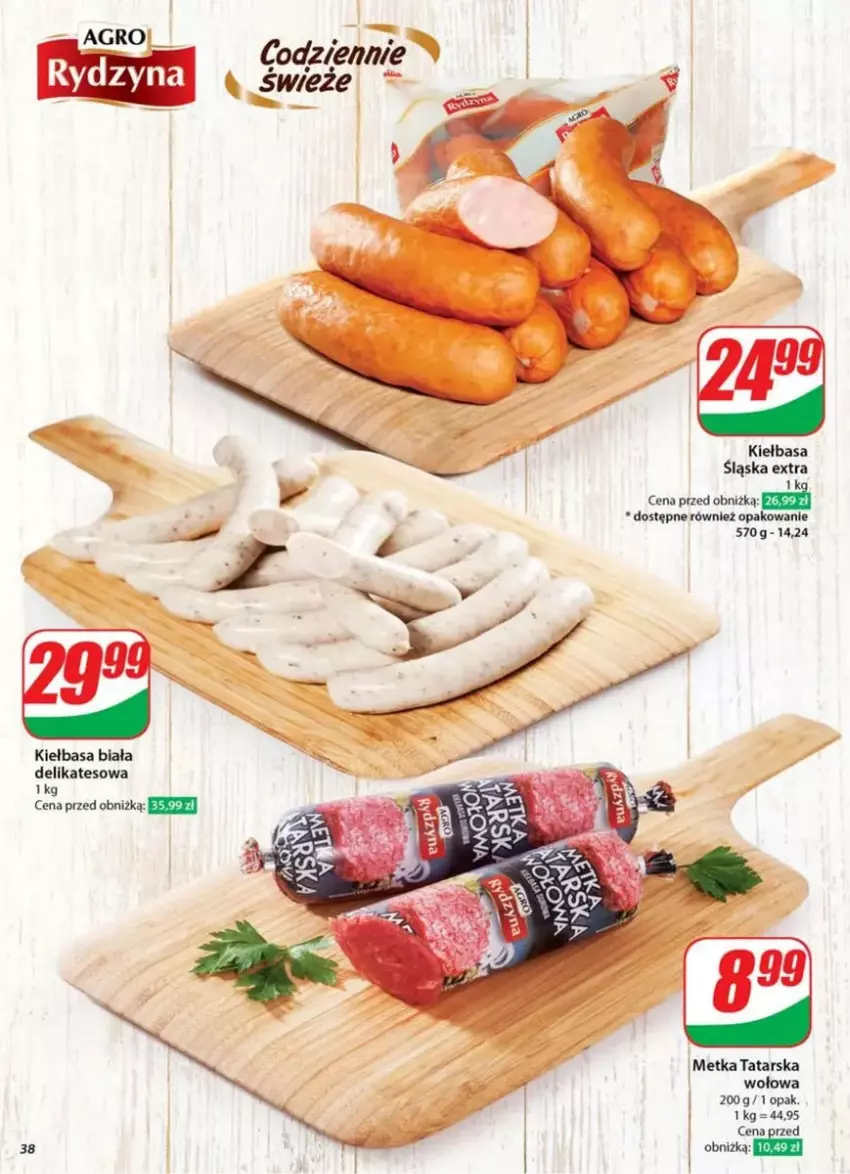 Gazetka promocyjna Dino - ważna 26.02 do 04.03.2025 - strona 32 - produkty: Kiełbasa, Kiełbasa biała, Kiełbasa śląska, Metka tatarska