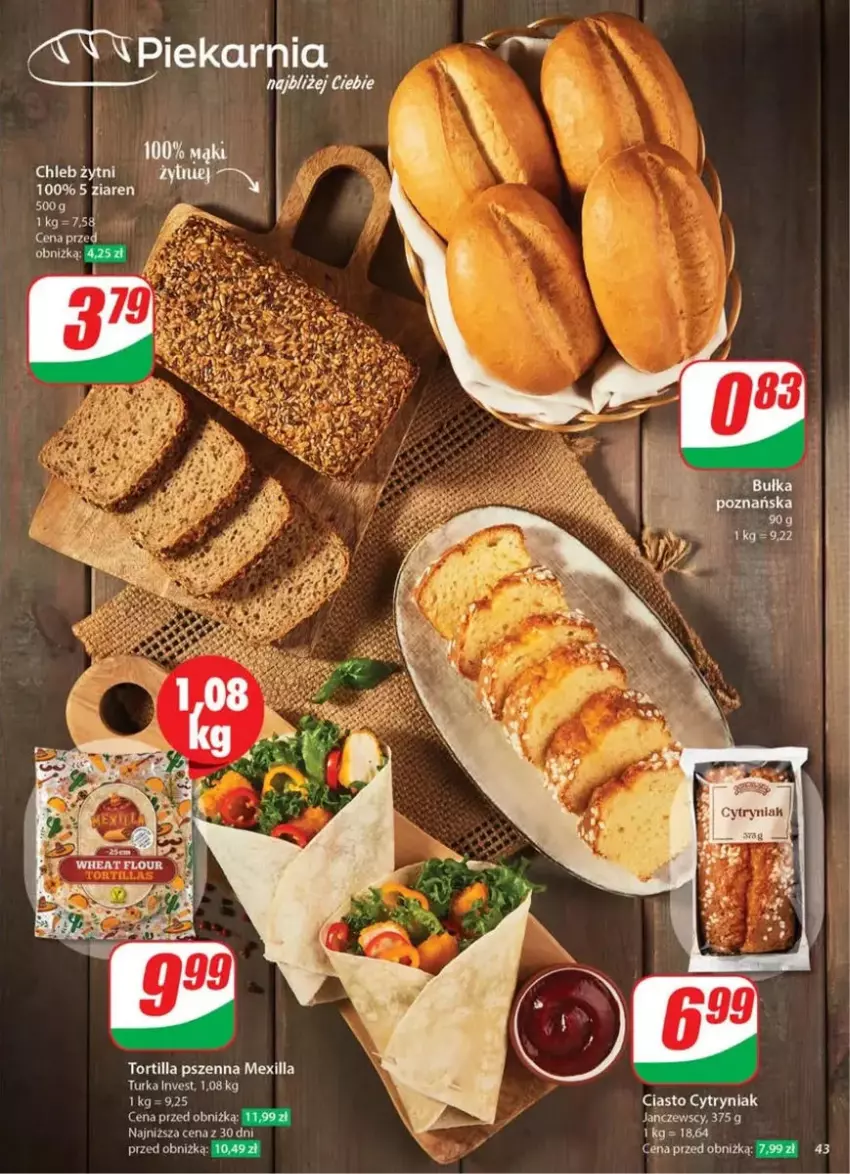 Gazetka promocyjna Dino - ważna 26.02 do 04.03.2025 - strona 38 - produkty: Chleb, Tortilla