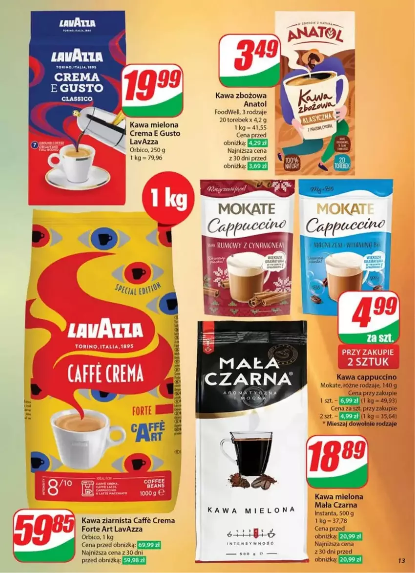 Gazetka promocyjna Dino - ważna 26.02 do 04.03.2025 - strona 5 - produkty: BIC, Cappuccino, Kawa, Kawa mielona, Kawa zbożowa, Kawa ziarnista, Lavazza, Por, Rum