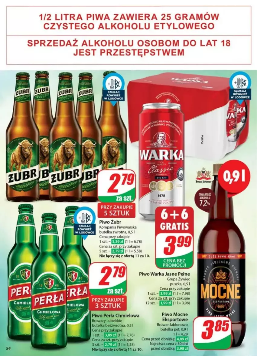 Gazetka promocyjna Dino - ważna 26.02 do 04.03.2025 - strona 50 - produkty: Piwo, Warka