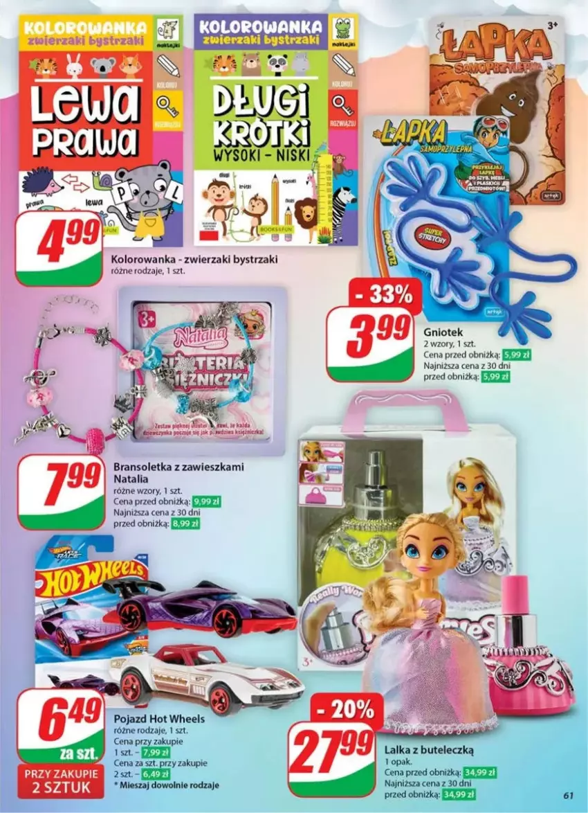 Gazetka promocyjna Dino - ważna 26.02 do 04.03.2025 - strona 58 - produkty: Bransoletka, Kolorowanka, Mop