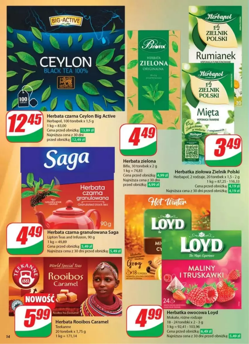 Gazetka promocyjna Dino - ważna 26.02 do 04.03.2025 - strona 6 - produkty: Fa, Fusion, Gra, Herbapol, Herbata, Herbata czarna, Lipton, Loyd, Mięta