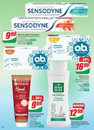Gazetka promocyjna Dino - Gazetka - ważna od 04.03 do 04.03.2025 - strona 70 - produkty: Biały Jeleń, Krem do rąk, Pasta do zębów, Tampony, Lion, Leon, Szampon, Garnier, O.B., Sensodyne