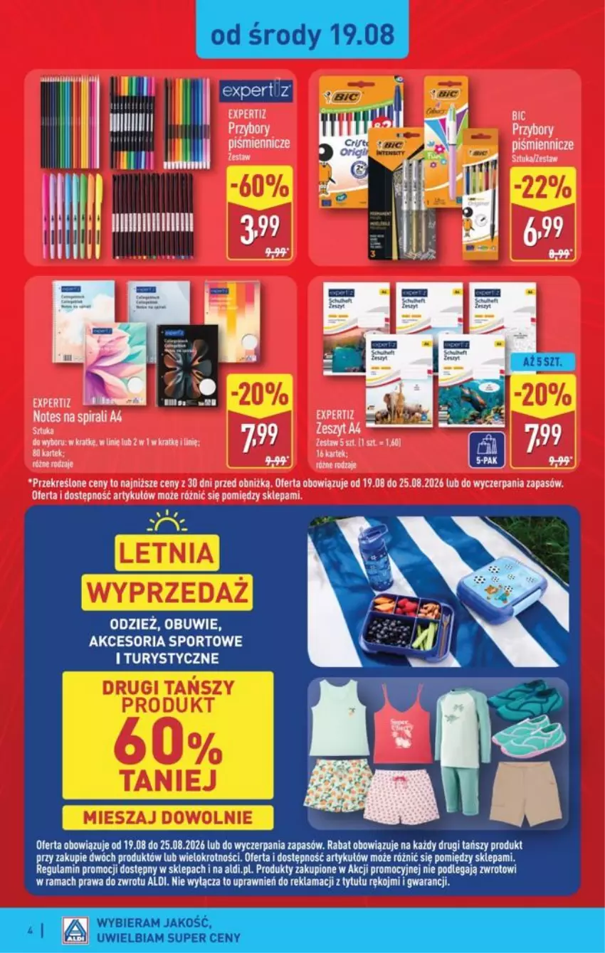 Gazetka promocyjna Aldi - Przygotuj się na kolejny tydzień - ważna 18.08 do 20.08.2026 - strona 4 - produkty: Obuwie, Por, Rama, Sport