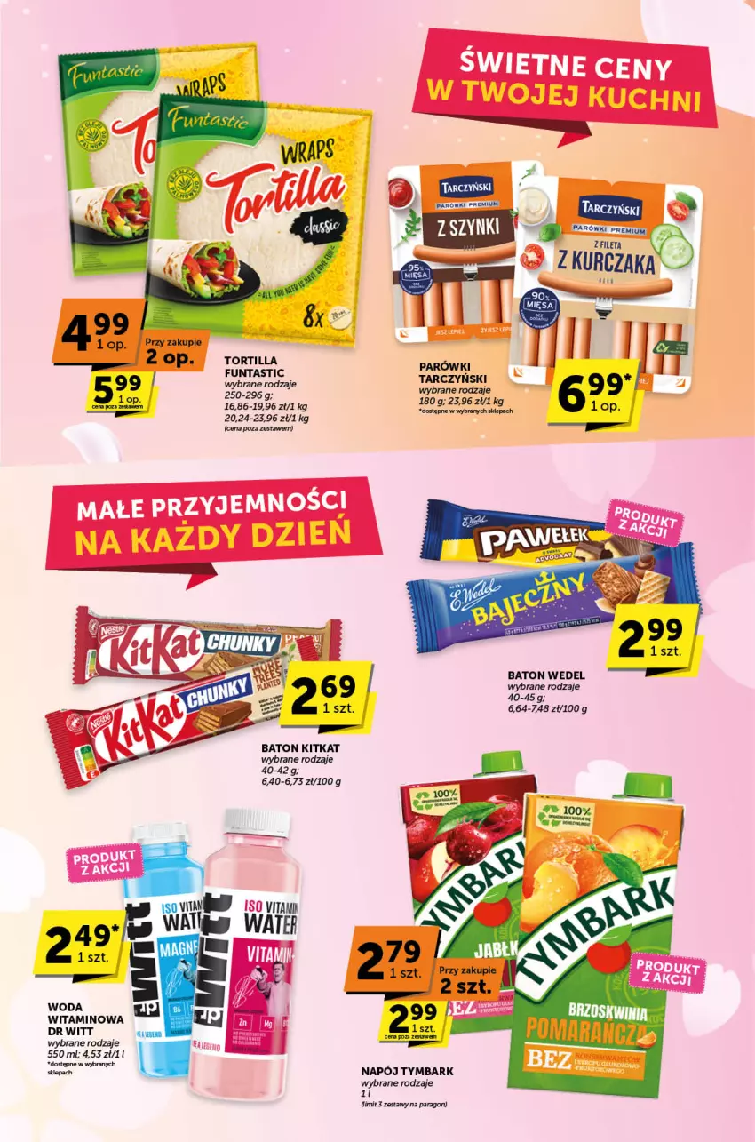 Gazetka promocyjna ABC - ważna 30.04 do 13.05.2025 - strona 7 - produkty: Baton, Napój, Tortilla, Tymbark
