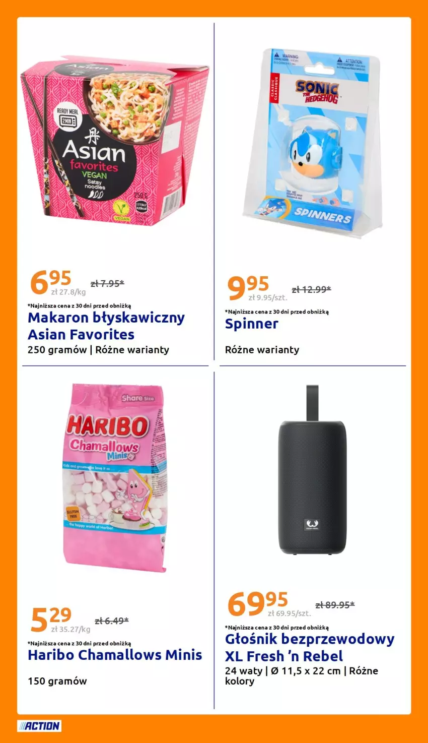 Gazetka promocyjna Action - Gazetka tydzień 35 2026 - ważna 26.08 do 01.09.2026 - strona 25 - produkty: Fa, Głośnik, Gra, Hama, Haribo, Makaron