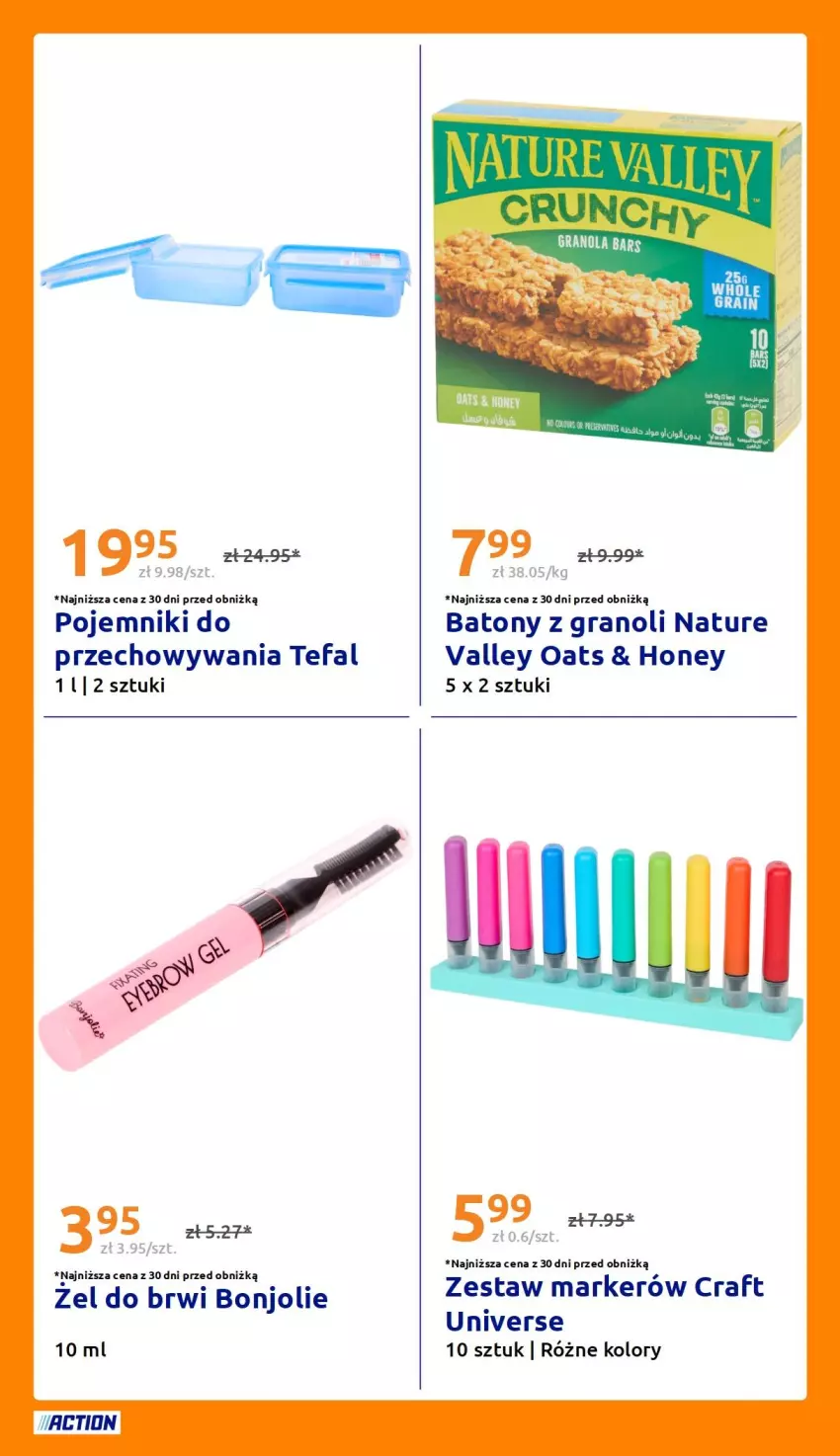 Gazetka promocyjna Action - Gazetka tydzień 35 2026 - ważna 26.08 do 01.09.2026 - strona 26 - produkty: Baton, Fa, Gra, Marker, Pojemnik, Tefal