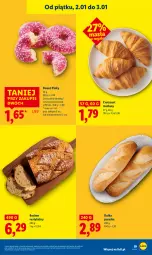 Gazetka promocyjna Lidl - GAZETKA - Gazetka - ważna od 03.01 do 03.01.2026 - strona 21 - produkty: Rust, Croissant, Rogal, Donut, Bułka