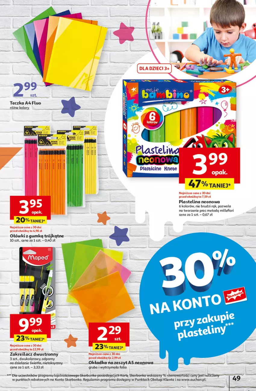 Gazetka promocyjna Auchan - Hipermarket - ważna 01.08 do 07.08.2024 - strona 57 - produkty: Gra, Plastelina, Por