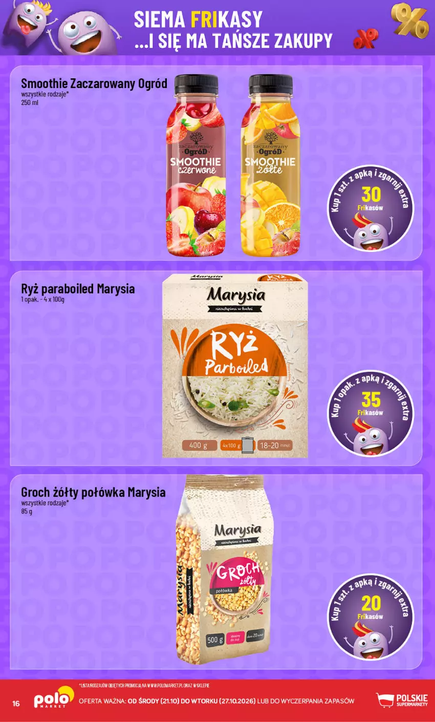 Gazetka promocyjna PoloMarket - Frikasy 21-27 - ważna 21.10 do 27.10.2026 - strona 16 - produkty: Ogród, Ryż, Smoothie