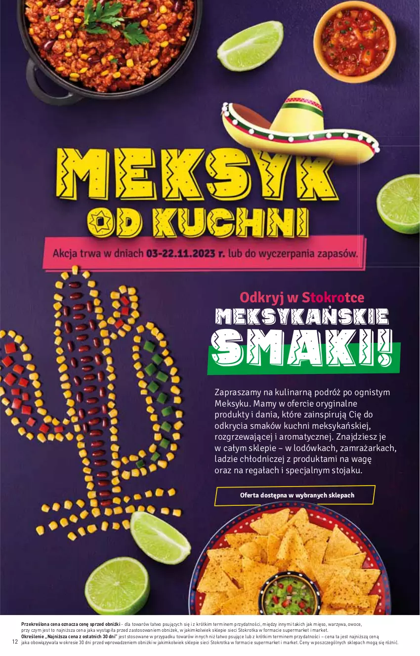 Gazetka promocyjna Stokrotka - Supermarket - ważna 03.11 do 08.11.2023 - strona 14 - produkty: Mięso, Owoce, Warzywa