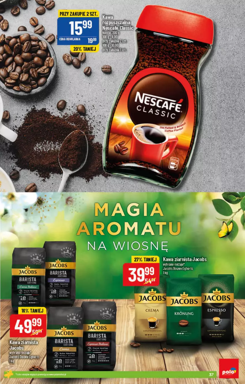 Gazetka promocyjna PoloMarket - Gazetka pomocyjna - ważna 13.04 do 19.04.2022 - strona 37 - produkty: Jacobs, Kawa, Kawa ziarnista