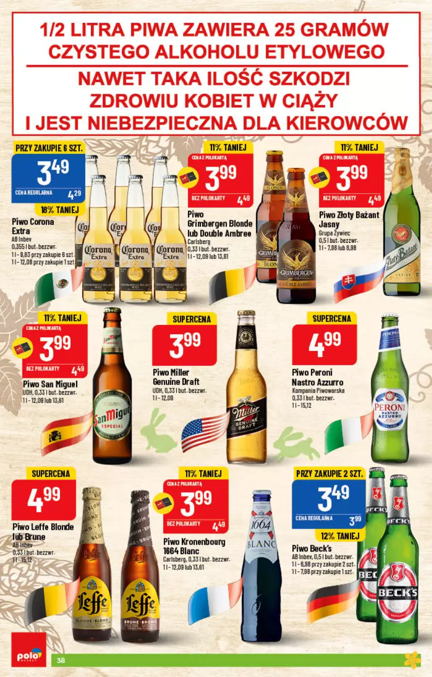 Gazetka promocyjna PoloMarket - Gazetka pomocyjna - ważna 13.04 do 19.04.2022 - strona 38 - produkty: Carlsberg, Piwo