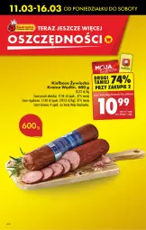 Gazetka promocyjna Biedronka - Od poniedzialku - Gazetka - ważna od 16.03 do 16.03.2024 - strona 4 - produkty: Tera, Kiełbasa