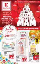 Gazetka promocyjna Kaufland - OFERTA TYGODNIA - Gazetka - ważna od 03.11 do 03.11.2021 - strona 1 - produkty: Makaron, Twaróg, Boczek, Twaróg półtłusty