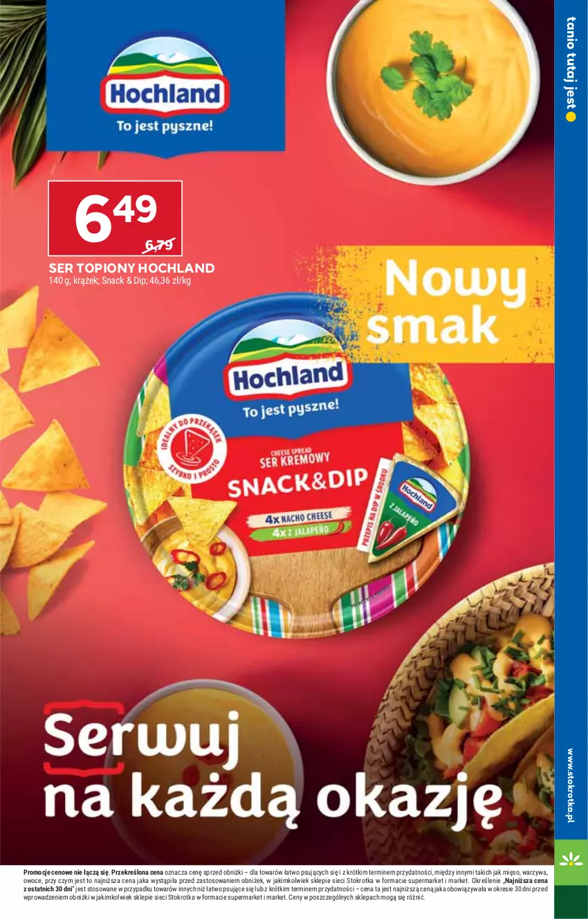 Gazetka promocyjna Stokrotka - Supermarket - ważna 15.05 do 21.05.2025 - strona 7 - produkty: Hochland, Mięso, Owoce, Ser, Ser topiony, Top, Warzywa