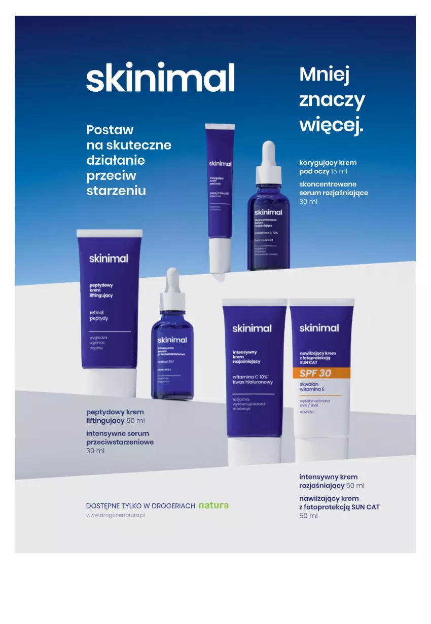 Gazetka promocyjna Drogerie Natura - Gazetka Drogerie Natura - ważna 01.01 do 31.01.2023 - strona 39 - produkty: Krem rozjaśniający, Rum, Ser, Serum, Sok, Top