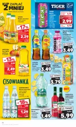 Gazetka promocyjna Kaufland - Gazetka tygodnia - Gazetka - ważna od 06.09 do 06.09.2023 - strona 36 - produkty: Sok, Inka, Róża, Ice tea, Tiger, Lipton, Syrop, Oshee, Woda mineralna, Wosana, Woda, Napój, Cisowianka, Herbapol, Hortex
