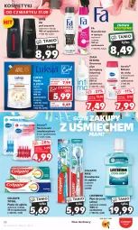 Gazetka promocyjna Kaufland - Gazetka tygodnia - Gazetka - ważna od 06.09 do 06.09.2023 - strona 38 - produkty: Mydło w płynie, Colgate Total, Listerine, Dezodorant, Balsam do ciała, Szczoteczka do zębów, Str8, Pasta do zębów, Ziaja, Płyn do higieny intymnej, Mydło, Colgate, Luksja, Szczoteczka, LG, Fa