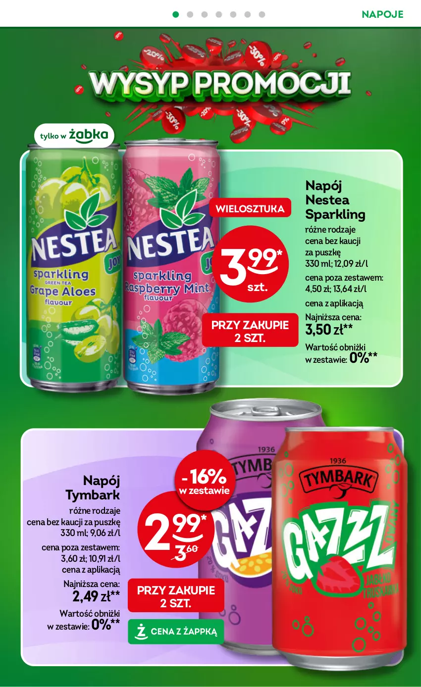 Gazetka promocyjna Żabka - gazetka-promocyjna-35-36-2026 - ważna 26.08 do 08.09.2026 - strona 13 - produkty: Napój, Napoje, Nestea, Tymbark