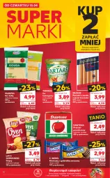 Gazetka promocyjna Kaufland - OFERTA TYGODNIA - Gazetka - ważna od 21.04 do 21.04.2021 - strona 10 - produkty: Piec, Kurczak, Dawtona, Krakus, Ser, Parówki, Parówki z szynki, Chipsy, Tarta, E. Wedel, Ser twarogowy, Gala, Tartare, Biszkopty