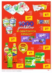 Gazetka promocyjna Carrefour - Gazetka Market - Gazetka - ważna od 13.03 do 13.03.2021 - strona 3 - produkty: Naturell, Ser, Twaróg, Pasztet, Serek, Lipton, Czekolada, Podpaski, Mleczna kanapka, Napój, Almette, Kinder, Milka, Naturella