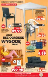 Gazetka promocyjna Kaufland - OFERTA TYGODNIA - Gazetka - ważna od 26.04 do 26.04.2022 - strona 34 - produkty: Krzesło ogrodowe, Por, Krzesło, Siedzisko, Poduszka, Olej, Ogród