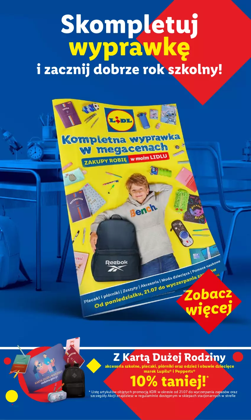 Gazetka promocyjna Lidl - GAZETKA - ważna 11.08 do 16.08.2025 - strona 21 - produkty: Dzieci, Obuwie, Piórnik, Plecak