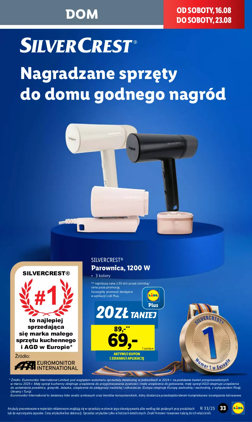 Gazetka promocyjna Lidl - GAZETKA - ważna 11.08 do 16.08.2025 - strona 37 - produkty: Gra, Grzejnik, Monitor, Odkurzacz, Odkurzacze, Parownica, Silvercrest