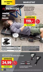 Gazetka promocyjna Lidl - GAZETKA - Gazetka - ważna od 16.08 do 16.08.2025 - strona 34 - produkty: Parkside, Noż, Leżanka, Papier, Płytka, Stołek, Pojemnik, Pojemnik do przechowywania, Dźwig, Dywan