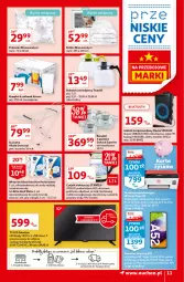 Gazetka promocyjna Auchan - przeNISKIE CENY na przebojowe marki Hipermarkety - Gazetka - ważna od 16.02 do 16.02.2022 - strona 11 - produkty: Por, Pur, Dzbanek, Amol, Kołdra, Czajnik elektryczny, Brit, Głośnik, Czajnik, Mikrofon, Clin, Skaner, Vileda, HD ready, Suszarka, Brita, Poduszka, Manta