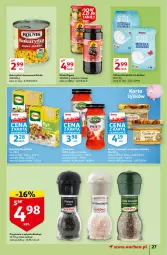 Gazetka promocyjna Auchan - przeNISKIE CENY na przebojowe marki Hipermarkety - Gazetka - ważna od 16.02 do 16.02.2022 - strona 27 - produkty: Ser, Sól, Oliwki, Kukurydza konserwowa, Pieprz, Rolnik, Kukurydza