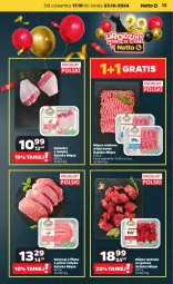 Gazetka promocyjna Netto - Netto Gazetka Food 42/24B - Gazetka - ważna od 23.10 do 23.10.2024 - strona 13 - produkty: Mięso wołowe, Mięso mielone, Gra, Golonka z indyka, Mięso