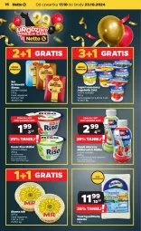 Gazetka promocyjna Netto - Netto Gazetka Food 42/24B - Gazetka - ważna od 23.10 do 23.10.2024 - strona 16 - produkty: Ser, Gra, Twaróg, Jogurt owocowy, Królewski, Müllermilch, Zott, Bell, Jogurt, Müller, Twaróg półtłusty, Napój mleczny, Bella, Deser, Słynne, Jogobella, Napój