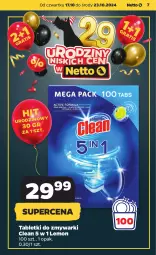 Gazetka promocyjna Netto - Netto Gazetka Food 42/24B - Gazetka - ważna od 23.10 do 23.10.2024 - strona 7 - produkty: Tablet, Zmywarki, Tabletki do zmywarki