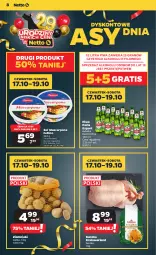 Gazetka promocyjna Netto - Netto Gazetka Food 42/24B - Gazetka - ważna od 23.10 do 23.10.2024 - strona 8 - produkty: Piwa, Piwo, Ser, Por, Gra, Kaczka, Ziemniaki, Mascarpone, Tusz, Siatka, Perła
