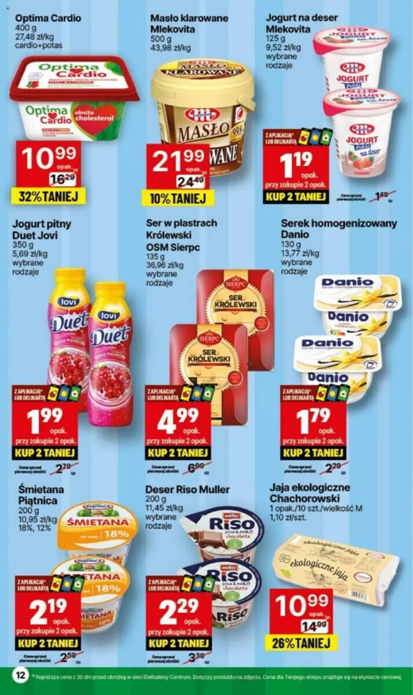 Gazetka promocyjna Delikatesy Centrum - ważna 24.06 do 30.06.2024 - strona 4 - produkty: Deser, Jogurt, Jogurt pitny, Królewski, Ser