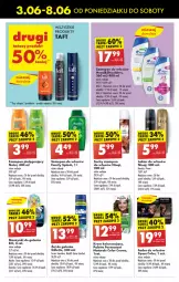 Gazetka promocyjna Biedronka - Od poniedzialku - Gazetka - ważna od 08.06 do 08.06.2024 - strona 47 - produkty: Palette, BIC, Color Creme, Taft, Szampon, Gillette, Lakier do włosów, Suchy szampon, Mach3, Niuqi, Lakier, Farba do włosów, Fa