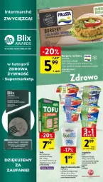 Gazetka promocyjna Intermarche - Gazetka - ważna od 10.01 do 10.01.2024 - strona 10 - produkty: Jogurt naturalny, Frosta, Gra, Piątnica, Zott, Bell, Brie, Jogurt, Tofu, Burger, Bella, Jogobella, Orka, Fa