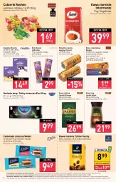 Gazetka promocyjna Stokrotka - Supermarket - Gazetka - ważna od 19.04 do 19.04.2023 - strona 8 - produkty: Tchibo, Earl Grey, Ciastka, Warzywa, Cukier, Kawa ziarnista, Kawa mielona, Kawa, Jacobs Krönung, Velvet, Czekolada mleczna, Mleczko, Tetley, Czekolada, Prima, Jacobs Velvet, Tchibo Family, Baton, Owoce, Ciastka owsiane, Cukierki, Jacobs, Herbata, Segafredo, Mięso, Milka, Fa