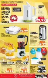 Gazetka promocyjna Kaufland - OFERTA TYGODNIA - Gazetka - ważna od 29.09 do 29.09.2021 - strona 36 - produkty: Piec, Młynek do kawy, Top, Ser, Noż, Mop, Czajnik elektryczny, Czajnik, Młynek, Mikser, Opiekacz do kanapek, Wyciskarka, Wkład filtrujący, Braun, Magnez