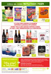 Gazetka promocyjna Carrefour - Gazetka Express - Gazetka - ważna od 14.06 do 14.06.2021 - strona 6 - produkty: Piwa, Piwo, Piec, Książęce, Lajkonik, Gra, Stek, Chipsy, Kosz, Warka, Desperados, Popcorn, Crunchips, Felix, Karmi, Harnaś, Lay’s
