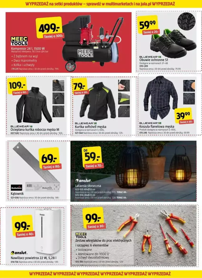 Gazetka promocyjna Jula - ważna 30.01 do 26.02.2025 - strona 7 - produkty: Anslut, Kosz, Koszula, Kurtka, Kurtka robocza, Kurtka softshell, LANA, Latarnia, Nawilżacz powietrza, Obuwie, Obuwie ochronne, Piec, Wkręt, Zestaw wkrętaków