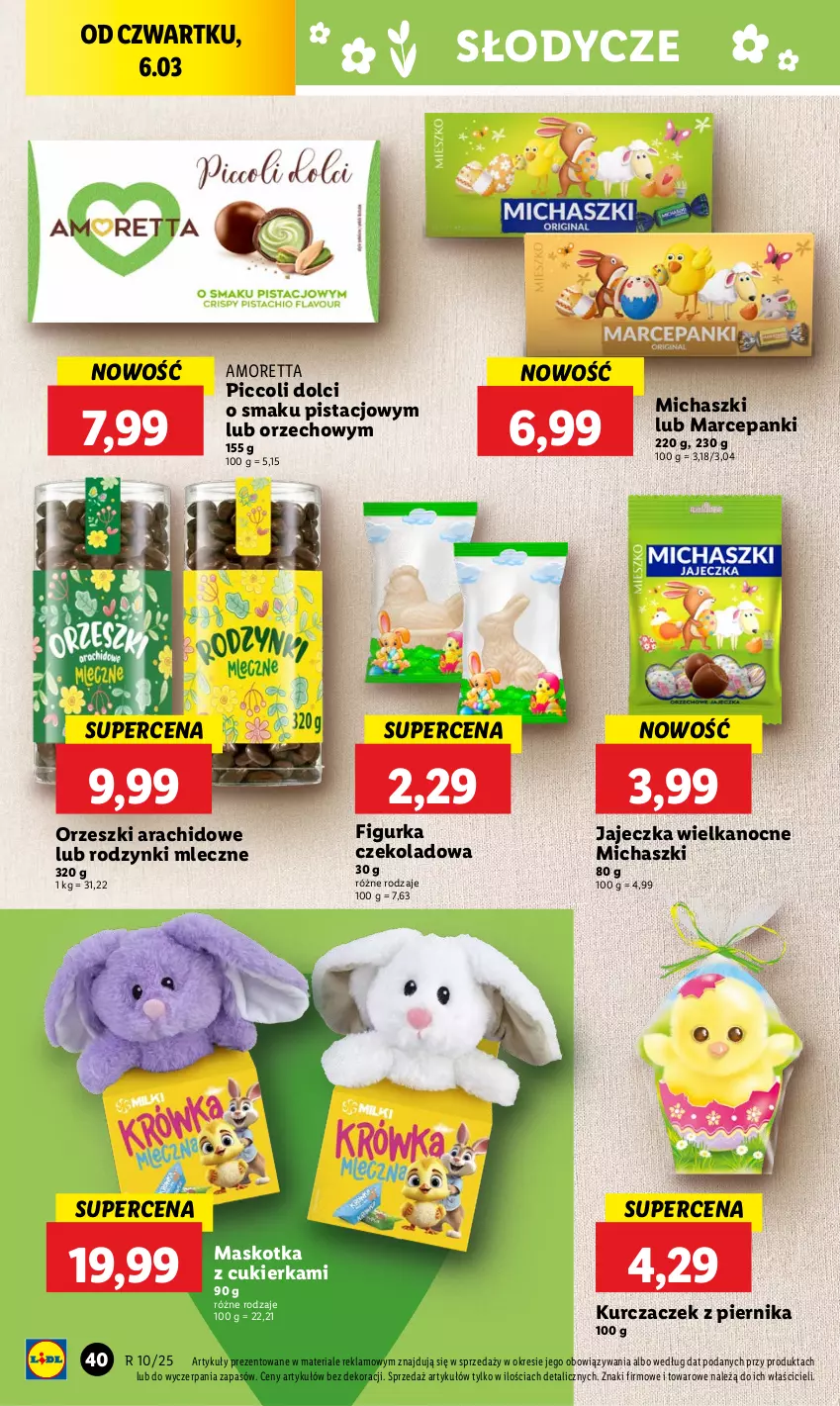 Gazetka promocyjna Lidl - GAZETKA - ważna 06.03 do 08.03.2025 - strona 46 - produkty: Cukier, Orzeszki, Piernik, Rodzynki